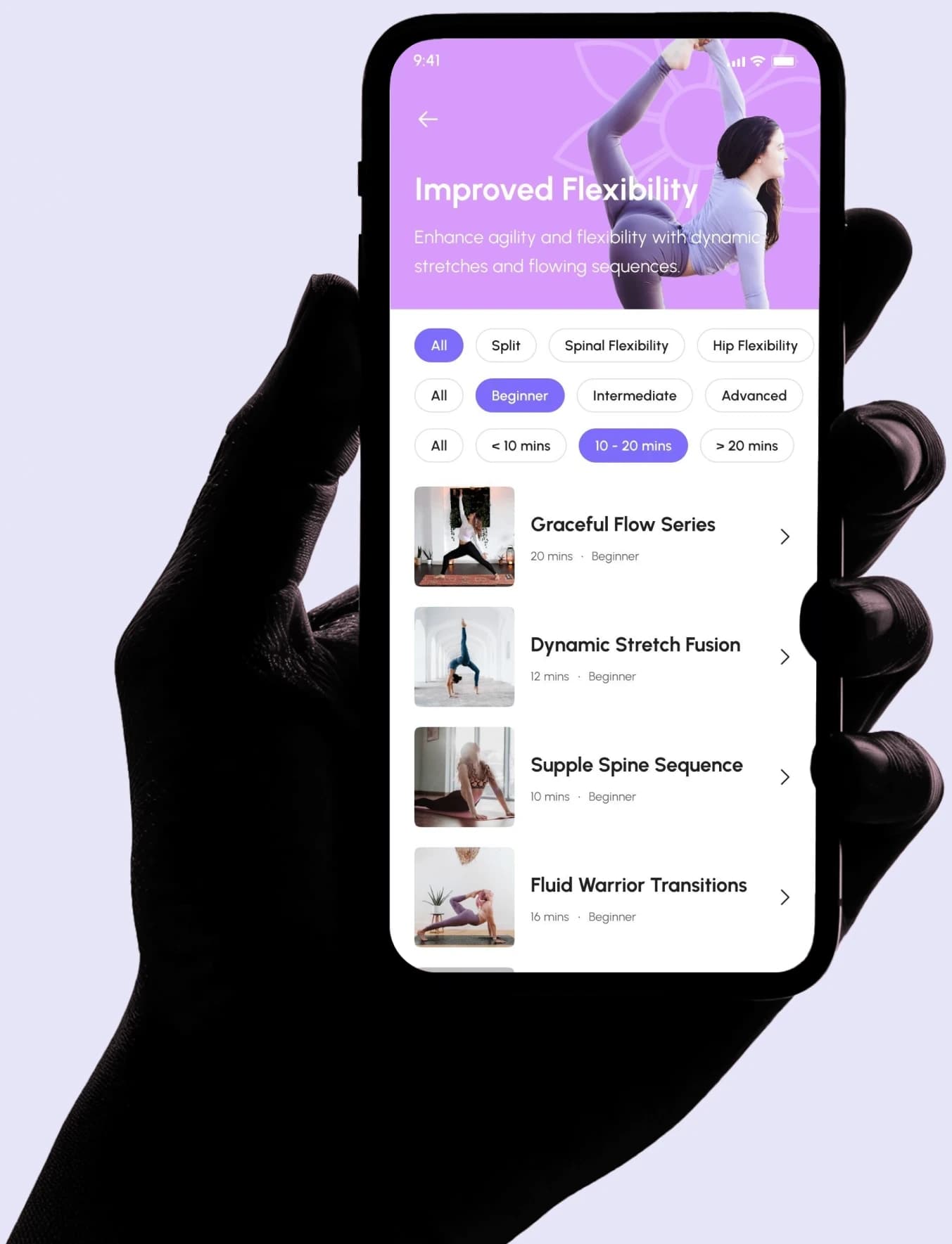 Fitslp on a phone in hand