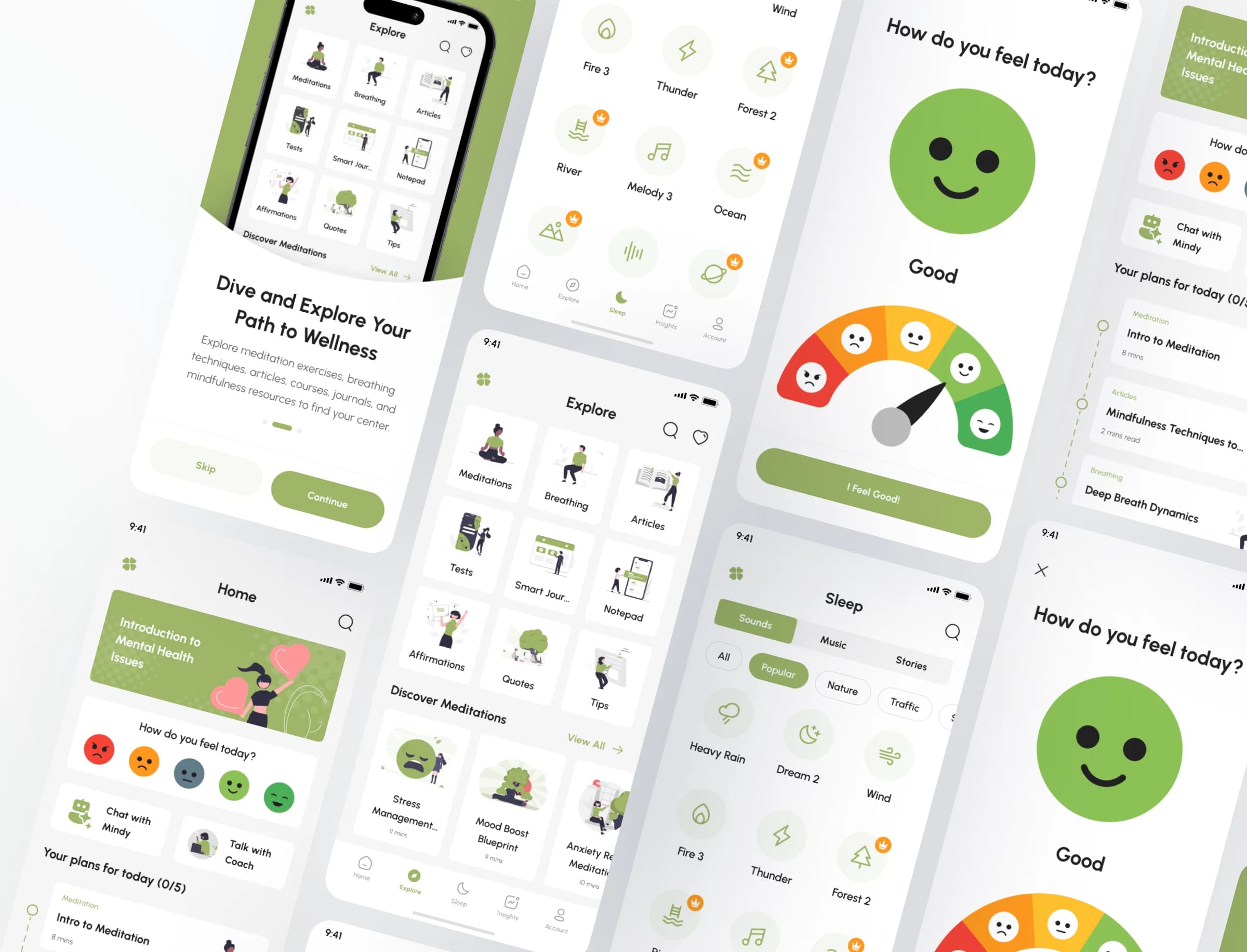 Mindify AI app screens